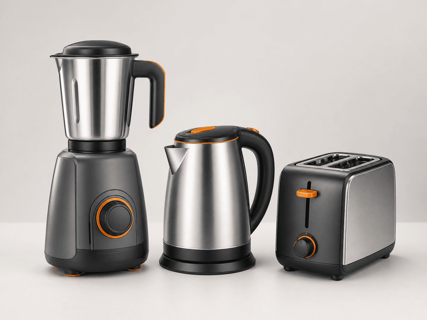 Mixer grinder, electric kettle and compact home appliances